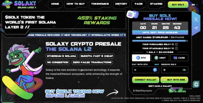 Solaxy presale