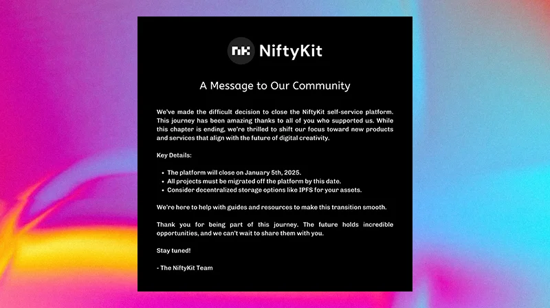 NiftyKit NFT - Statement