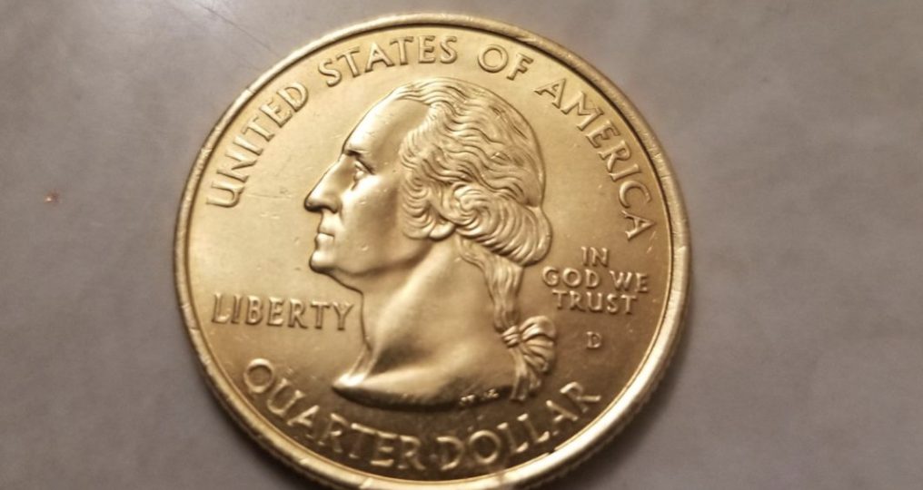 How much is a gold quarter worth?