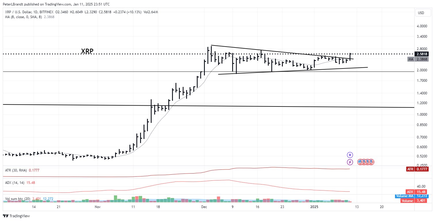 XRP 1D Chart Peter Brandt