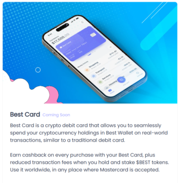 Best Wallet to launch Best Card 